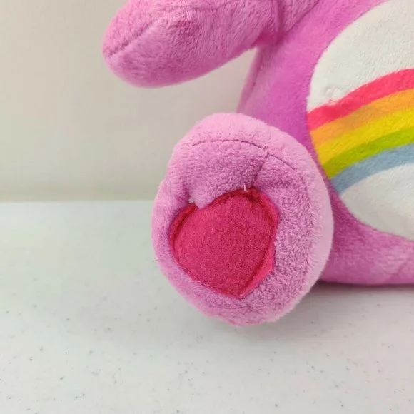 Care Bears Cheer Bear Plush Stuffed Animal Kellytoy 12" Sitting 2016 Pink Toy - Picture 5 of 12